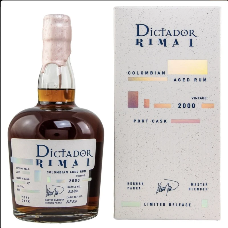 Dictador Rima 2000 Port cask 0,7l 43 % vol.