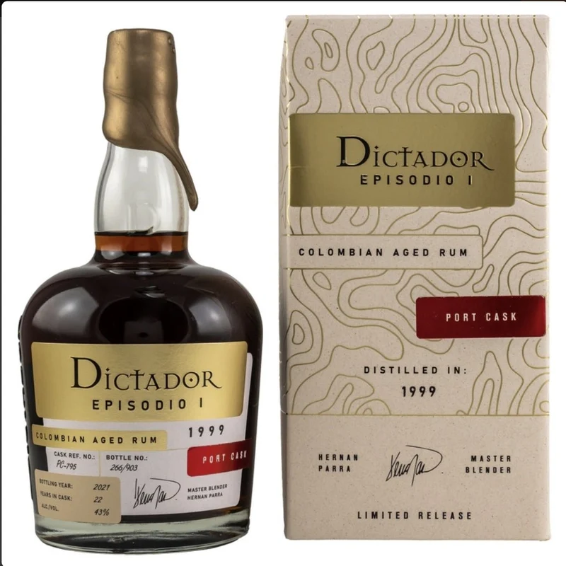 X Dictador Episodio I 1999 Port cask 2021 0,7l 43% vol.
