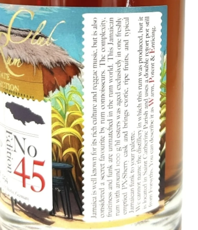 Rumclub Ed. 45 Jamaica WPE PX 2021 59,8% 0,5l fl Rum club