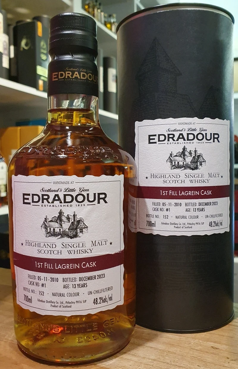 X Edradour 2010 2023 13y Lagrein wine Cask #1 0,7l Fl 48,2%vol. St. Michael Eppan Highland single malt scotch whisky