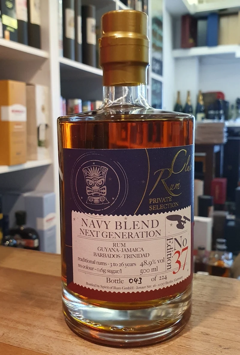 Rumclub Ed. 37 Navy blend 48,9 % vol. 0,5l Rum club