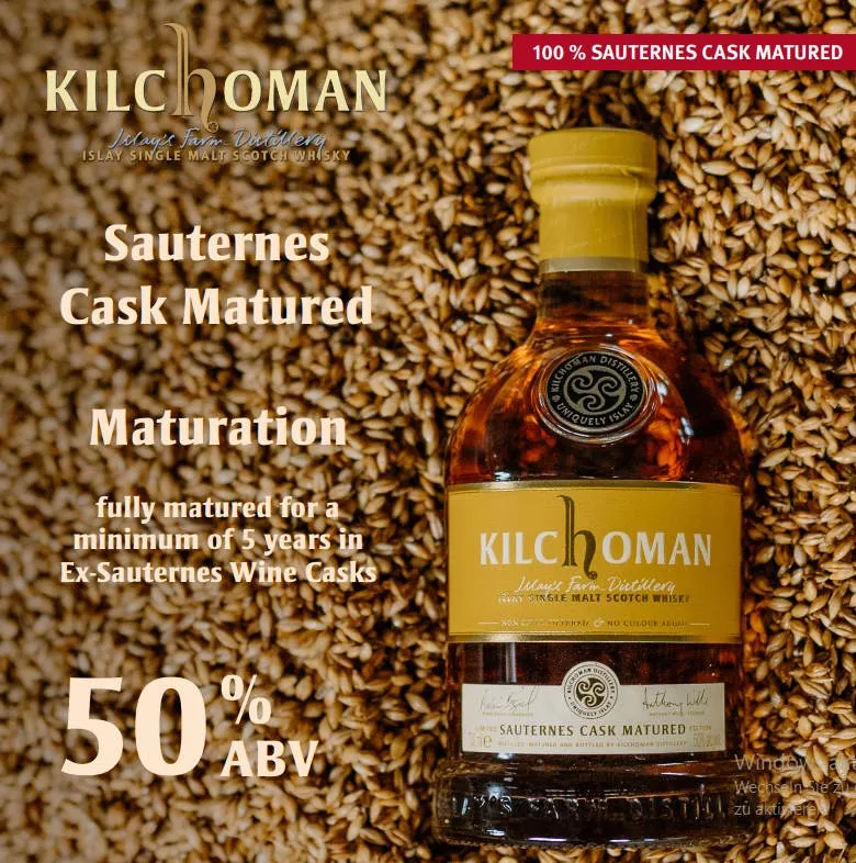 Kilchoman 2024 Sauternes cask Vollreifung Edition 0.7l 50% scotch whisky limitiert