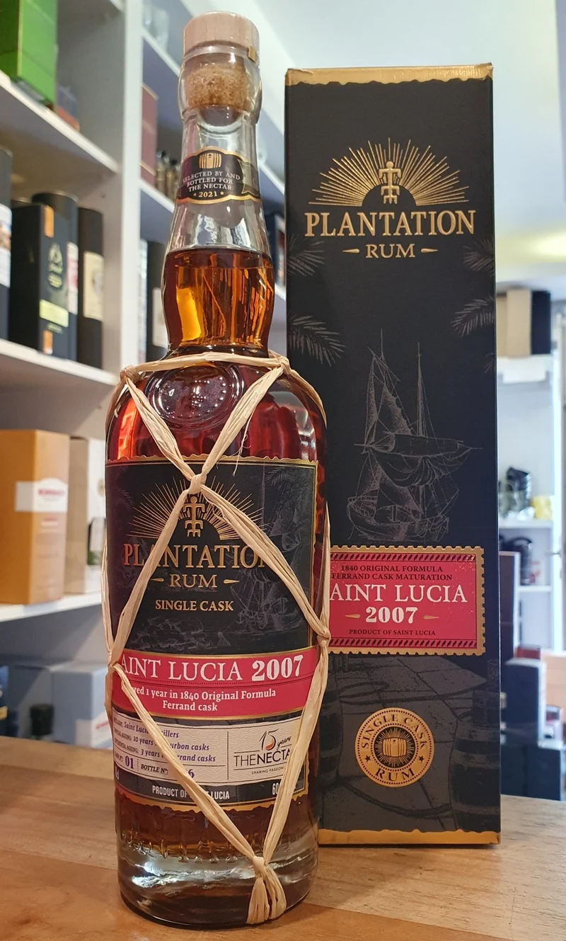 X Plantation Saint Lucia 2007 Nectar 0,7l 60,2% vol. single cask Rum Planteray