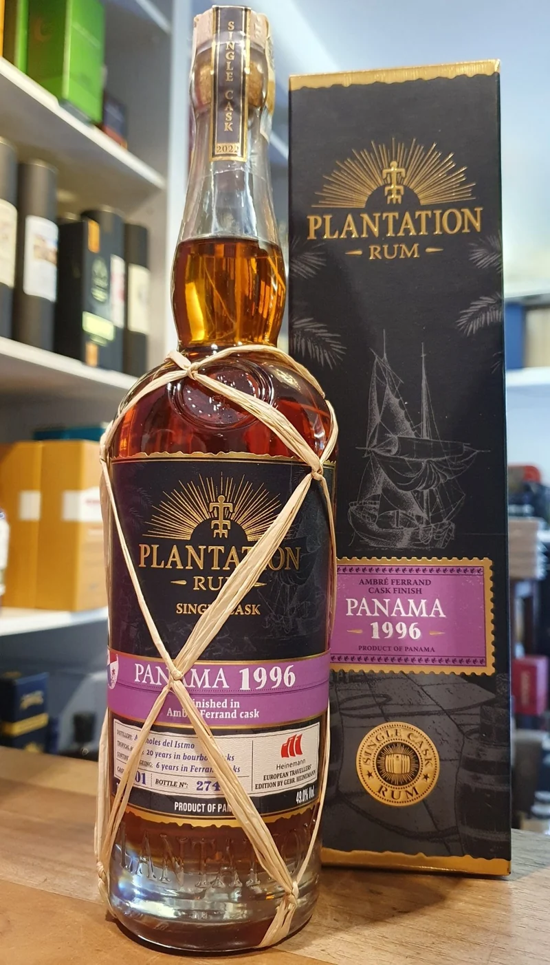 X Plantation Panama 1996 2022 Ambre cask Heinemann 0,7l 49 % vol. single cask Rum Planteray