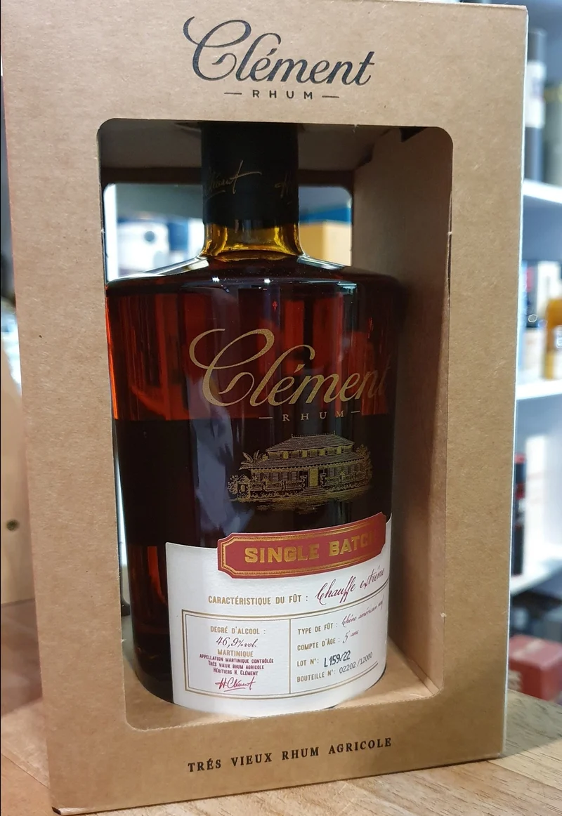 X Clement Single batch 5y chauffe extreme 46,9% vol. 0,5l rum Rhum de Antilles