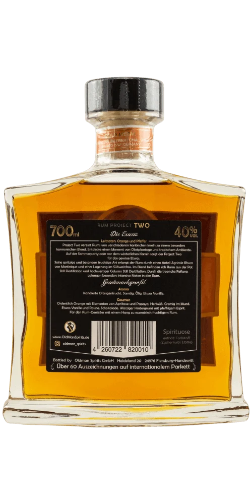 Old Man Project Two - Spiced Orange