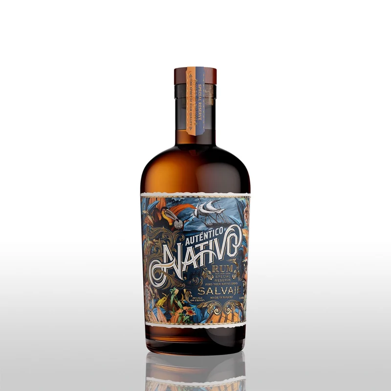 Auténtico Nativo Salvaje Rum 40% 0,7L