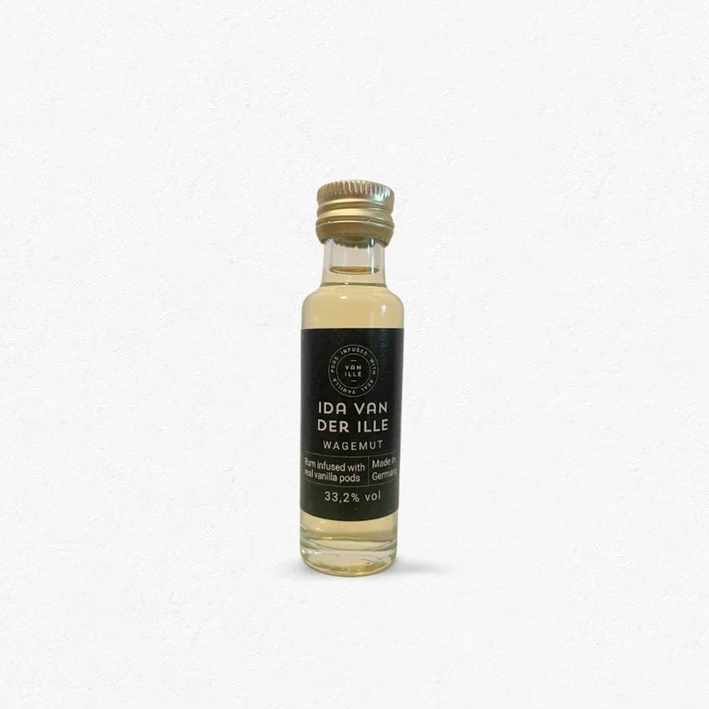 Ida van der Ille - Vanille Rumlikör by Wagemut 33,2% 20ml - Miniatur