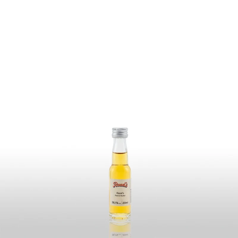 Razel's Peanut Butter Rum Liqueur 38,1% 20ml - Miniatur