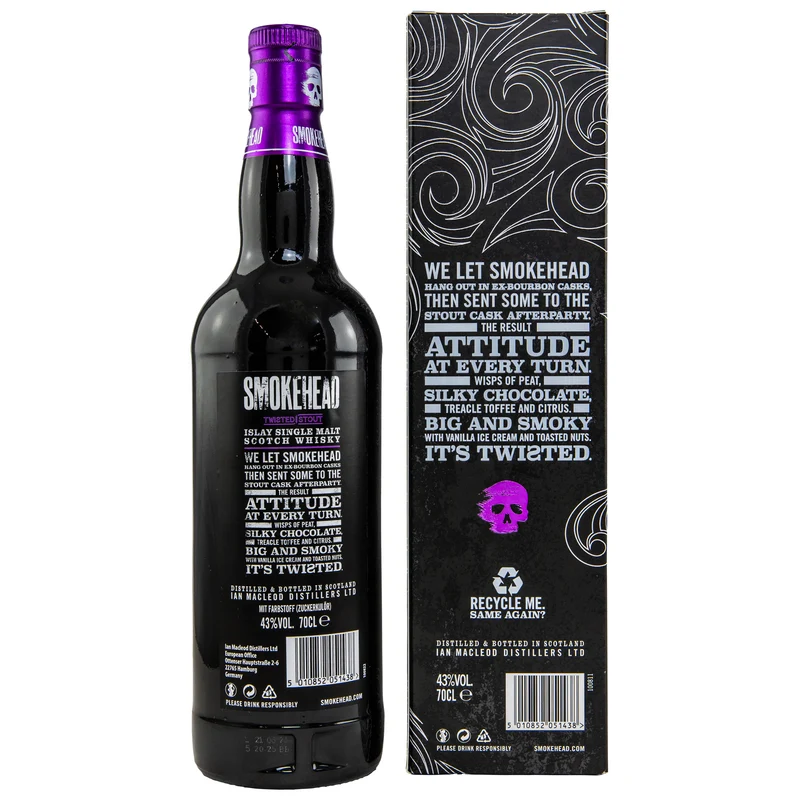 SMOKEHEAD - Twisted Stout - 43% Vol.