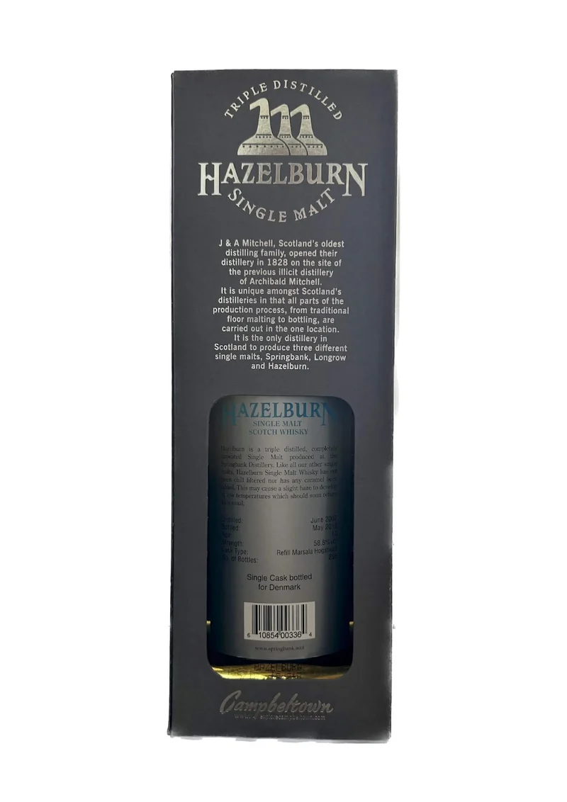 Hazelburn 10 Years old Single Malt (2018) – Eine Seltenheit