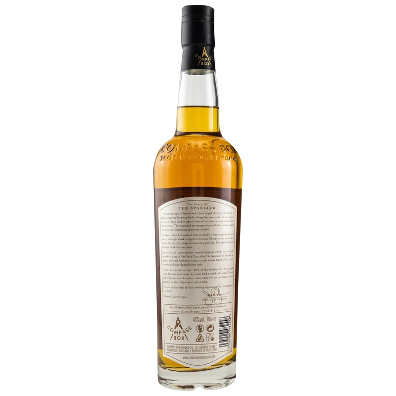 COMPASS BOX - Story of the Spaniard - 43% Vol.