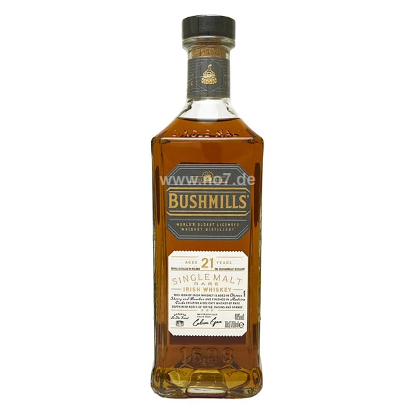 Bushmills 21 YO Three Woods Rare Irish Single Malt 21 Jahre 0,7l