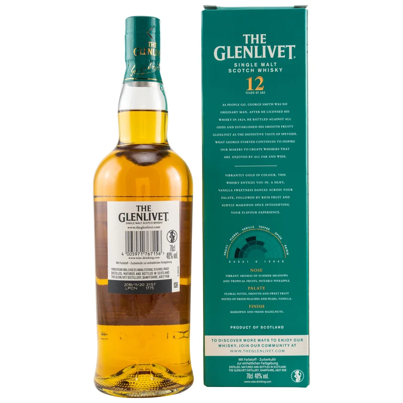 GLENLIVET - 12 Jahre - 40% Vol.