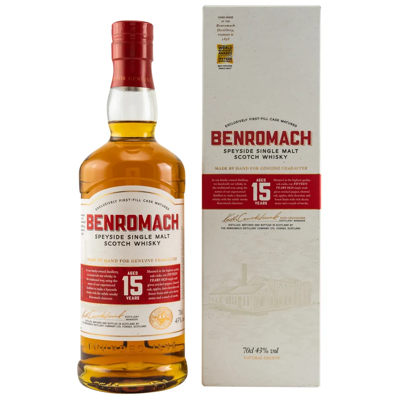 BENROMACH - 15 Jahre - 43% Vol.