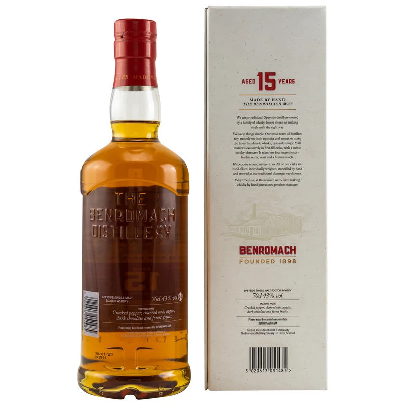 BENROMACH - 15 Jahre - 43% Vol.