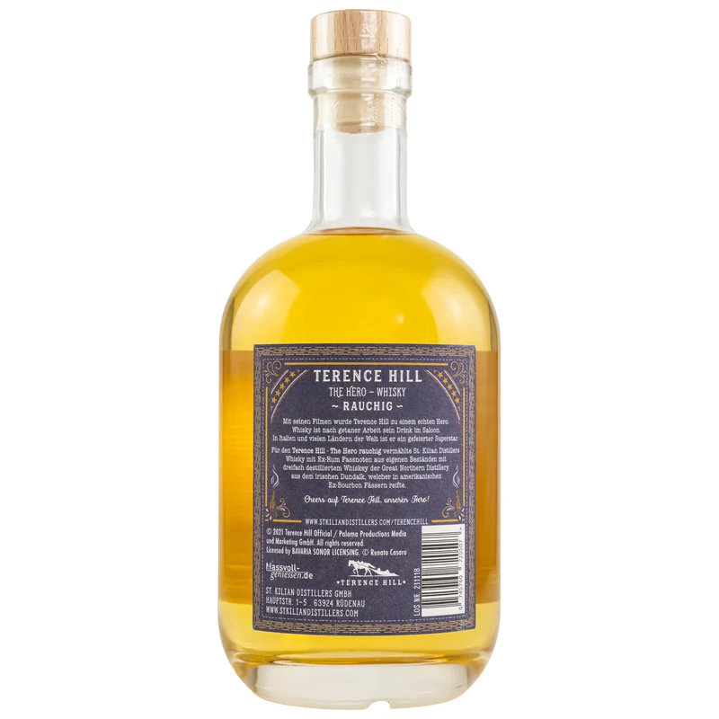 TERENCE HILL - The Hero Whisky peated - 49% Vol.
