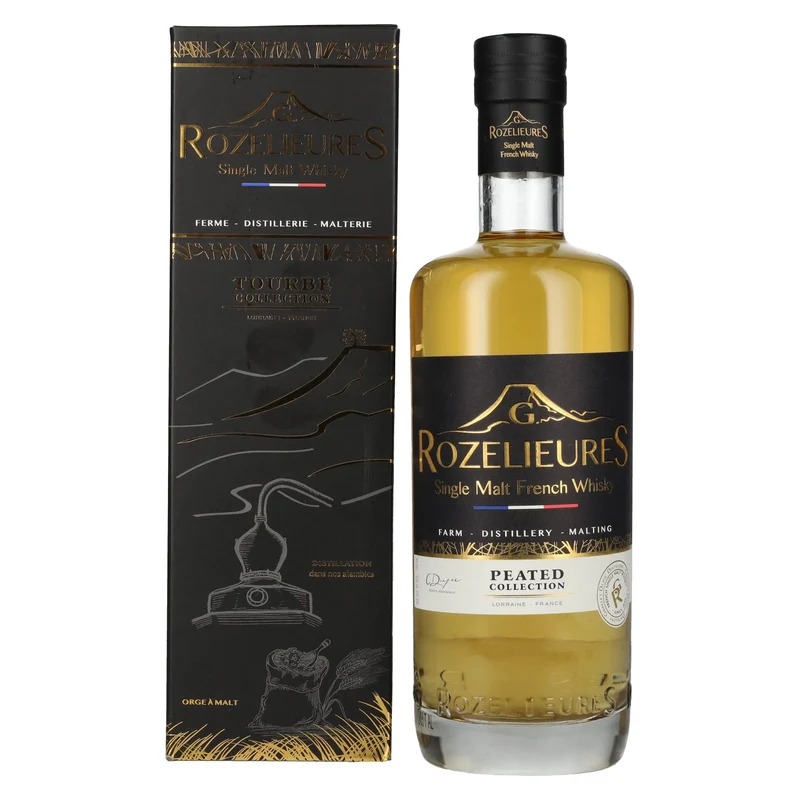 G. Rozelieures TOURBÉ (PEATED) COLLECTION Single Malt Whisky 46% Vol. 0,7l in Geschenkbox