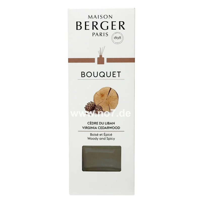 Duftbouquet Glacon mit 100ml Zedernholz aus dem Libanon / Cedre du Liban 0,1l - Parfum Berger