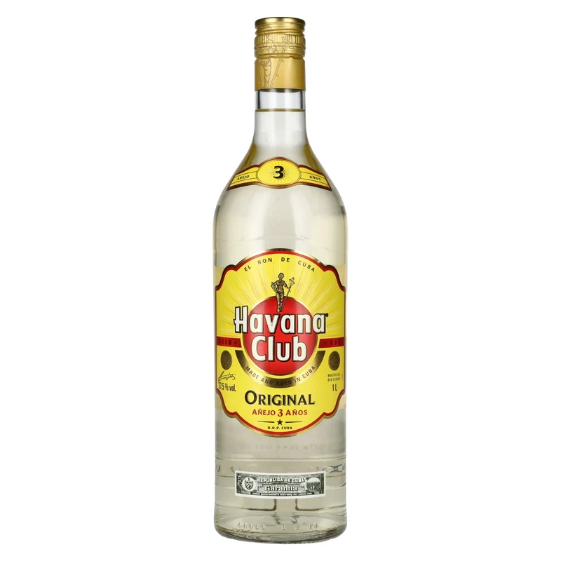 Havana Club Añejo 3 Años Rum 37,5% Vol. 1l