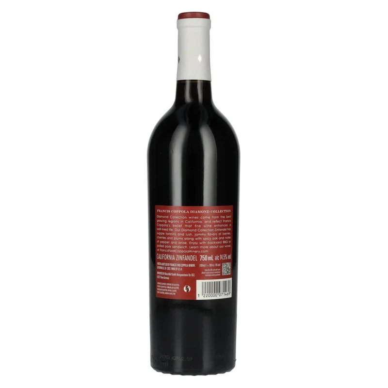 Francis Ford Coppola RED LABEL ZINFANDEL Diamond Collection 2022 14,5% Vol. 0,75l