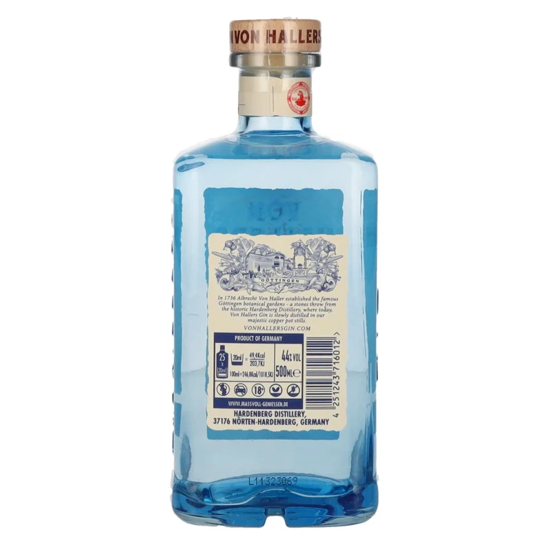 Von Hallers Gin 44% Vol. 0,5l