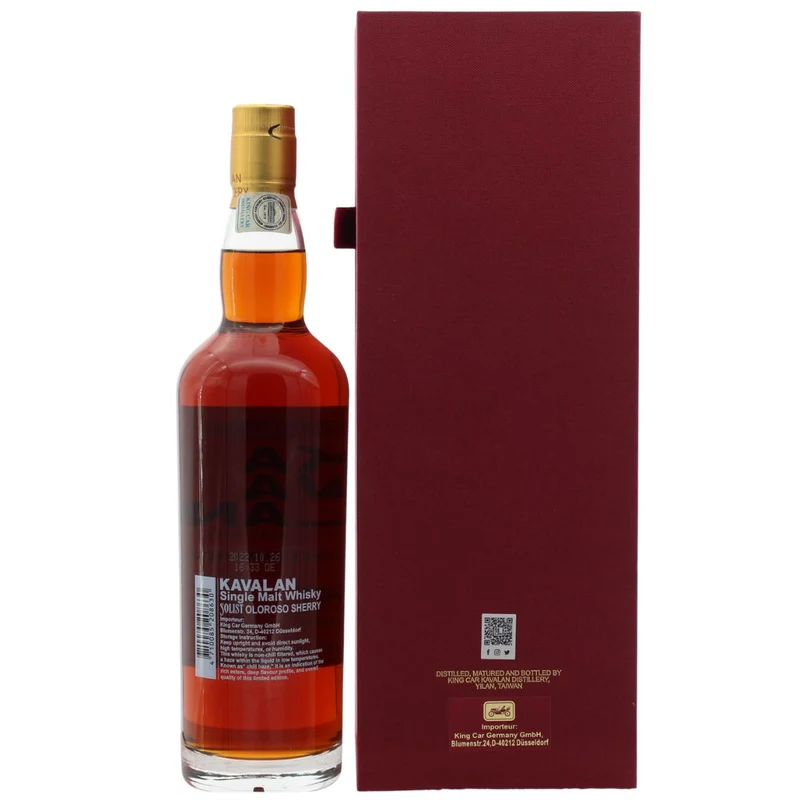 Kavalan 8 Jahre 2014/2022 Solist Oloroso Sherry Single Cask Strength 59,4% 0,7l