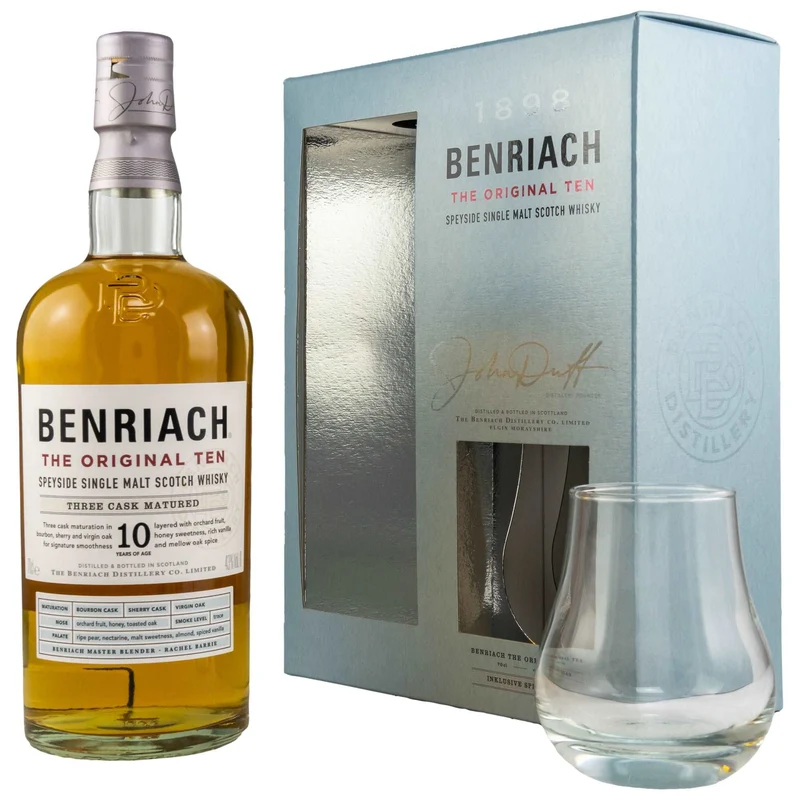 BenRiach | 10 Jahre | The Original Ten | Geschenkset mit Tumbler | 43%