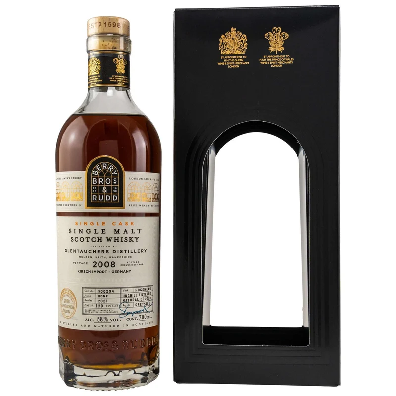 Glentauchers | 2008/2021 Single Cask | Berry Bros. & Rudd | 58%