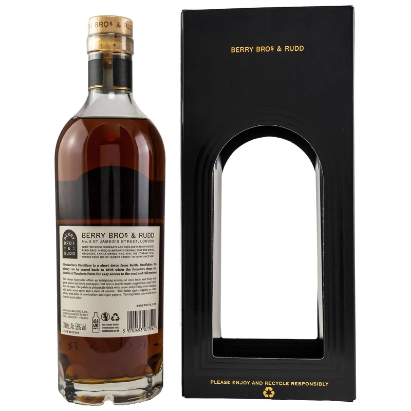 Glentauchers | 2008/2021 Single Cask | Berry Bros. & Rudd | 58%