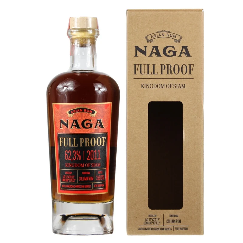 Naga Asian Rum 10 Jahre Kingdom of Siam 62,3% 0,7l