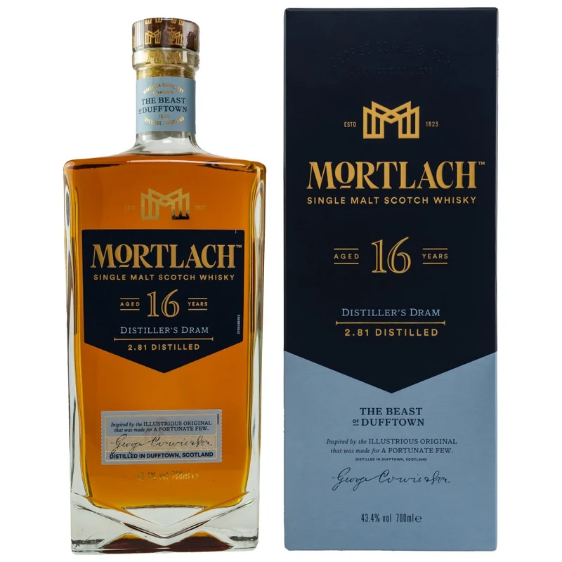 Mortlach 16 Jahre Distiller's Dram 2.81 43,4% 0,7l