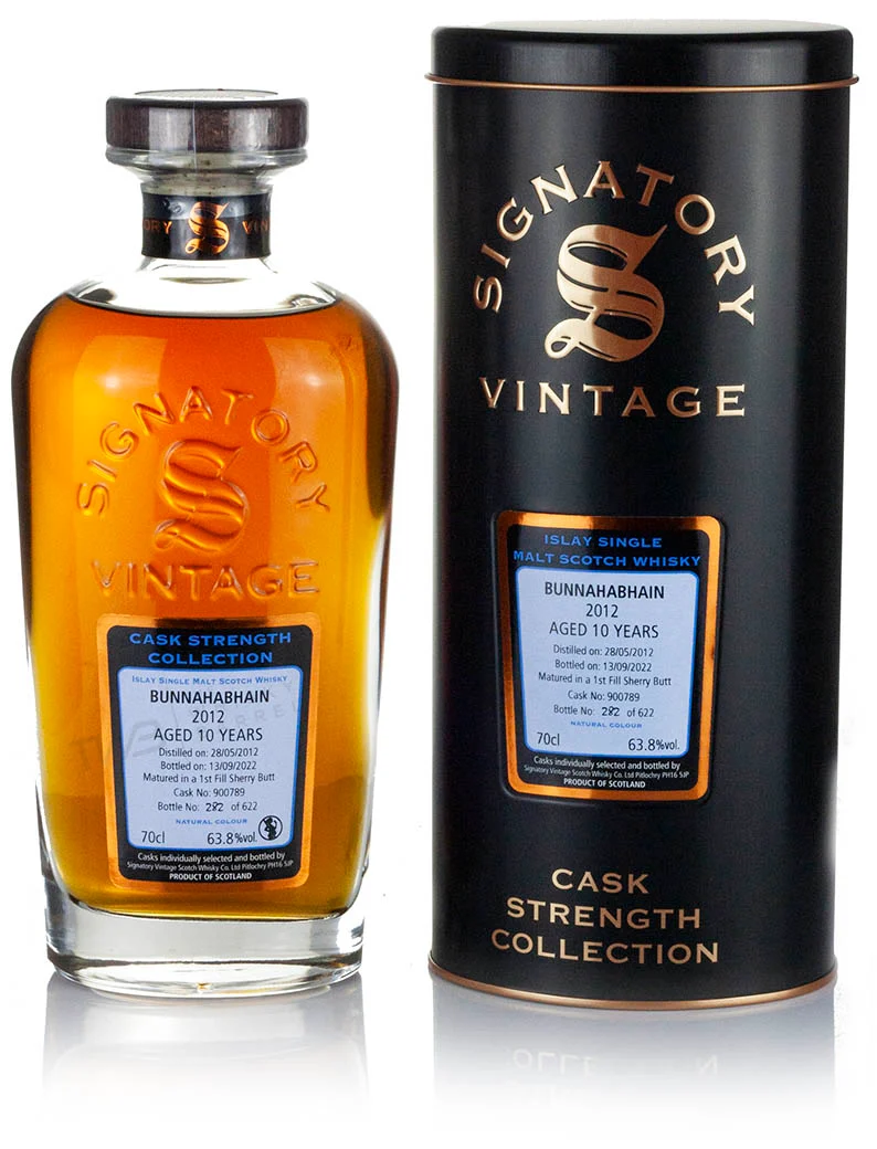 Bunnahabhain 10 Year Old 2012 Signatory Cask Strength