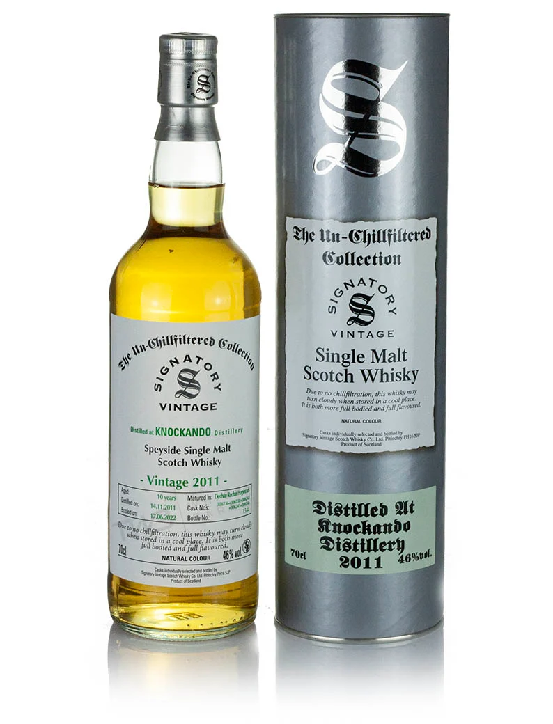Knockando 10 Year Old 2011 Signatory Un-Chillfiltered