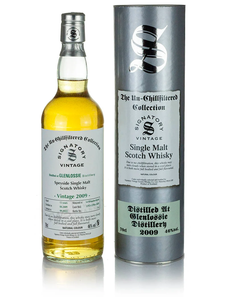Glenlossie 13 Year Old 2009 Signatory Un-Chillfiltered