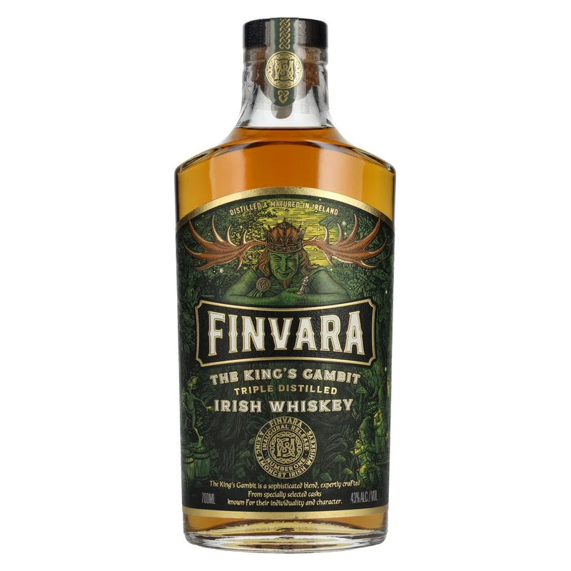 Finvara THE KING'S GAMBIT Triple Distilled Irish Whiskey 43% Vol. 0,7l