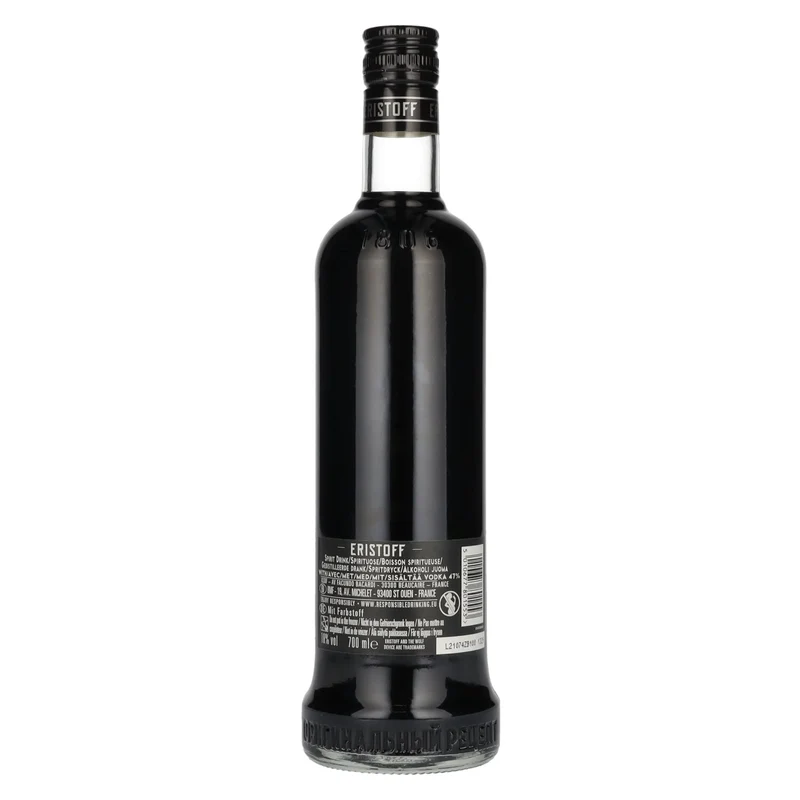 Eristoff Black Wild Berry Flavours & Vodka 18% Vol. 0,7l