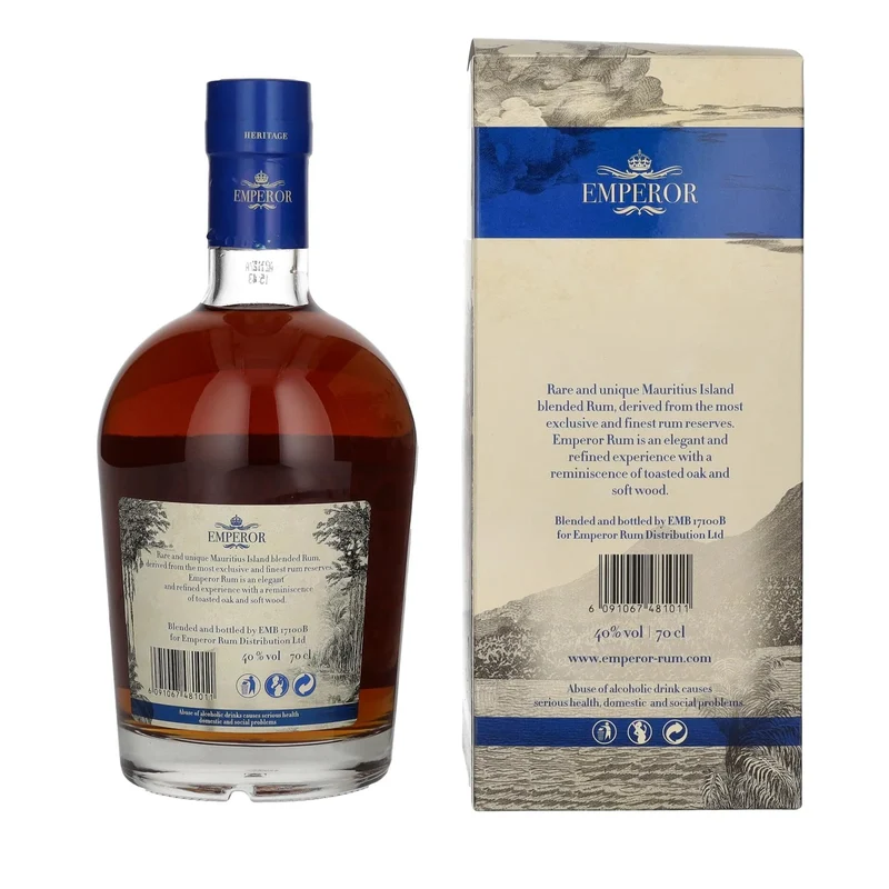 Emperor Mauritian Rum Heritage 40% Vol. 0,7l in Geschenkbox