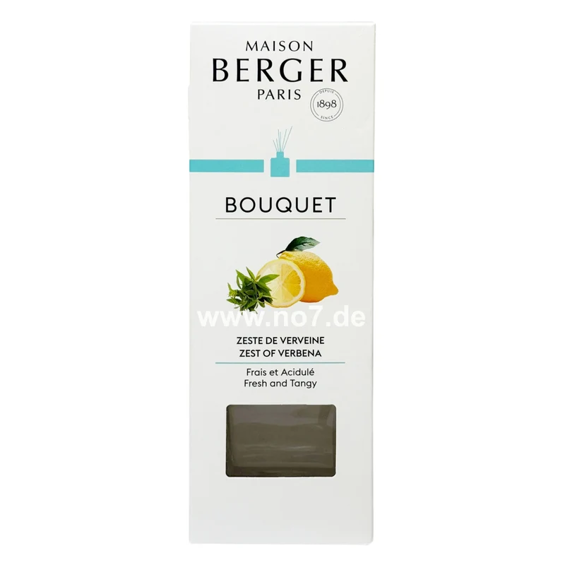 Duftbouquet Glacon mit 100ml Zitronen-Verbene / Zest de Verveine 0,1l - Parfum Berger