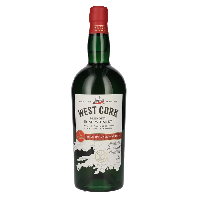 West Cork Irish Whiskey 5 Years Old IPA CASK FINISH 40% Vol. 0,7l