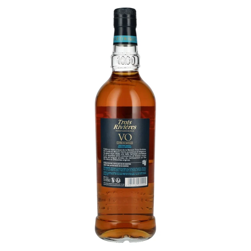Trois Rivières VO CUVÉE DU MOULIN Rhum 40% Vol. 0,7l