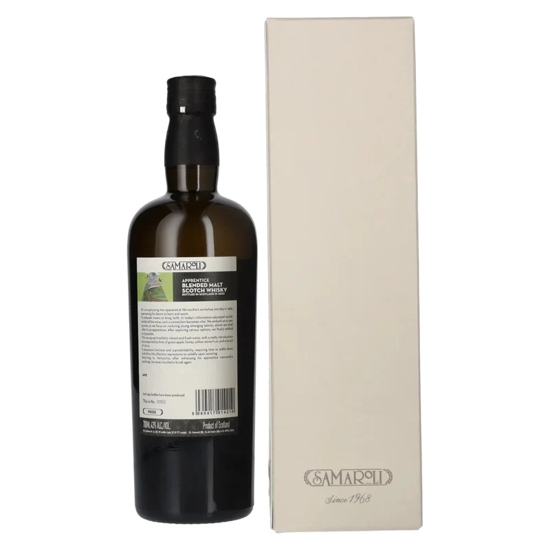 Samaroli APPRENTICE Blended Malt Scotch Whisky 2023 43% Vol. 0,7l in Geschenkbox