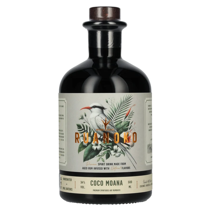 Ruanoko Coco Moana Spirit Drink 34% Vol. 0,5l