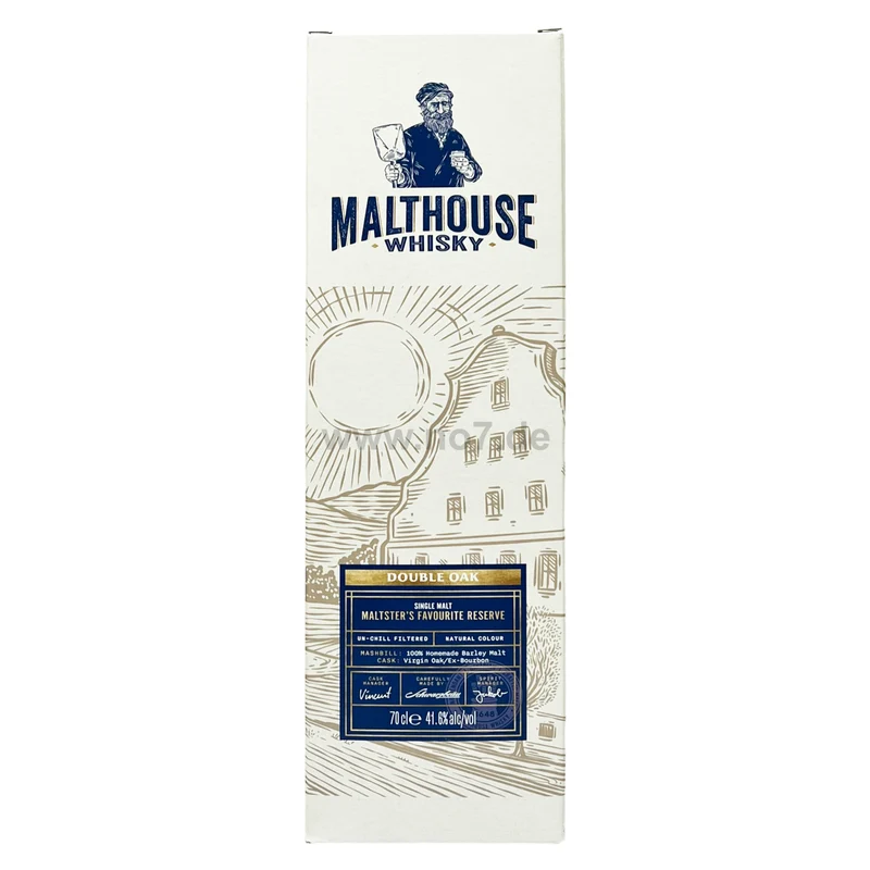 Malthouse Double Oak Whisky 0,7l