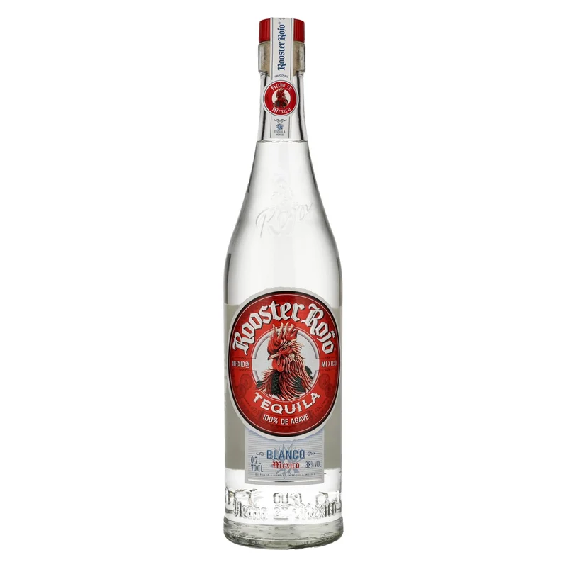 Rooster Rojo BLANCO Tequila 100% de Agave 38% Vol. 0,7l
