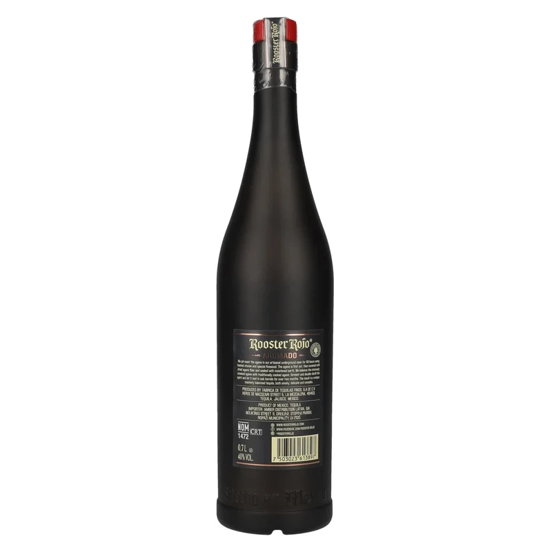 Rooster Rojo AHUMADO Tequila 100% de Agave 40% Vol. 0,7l