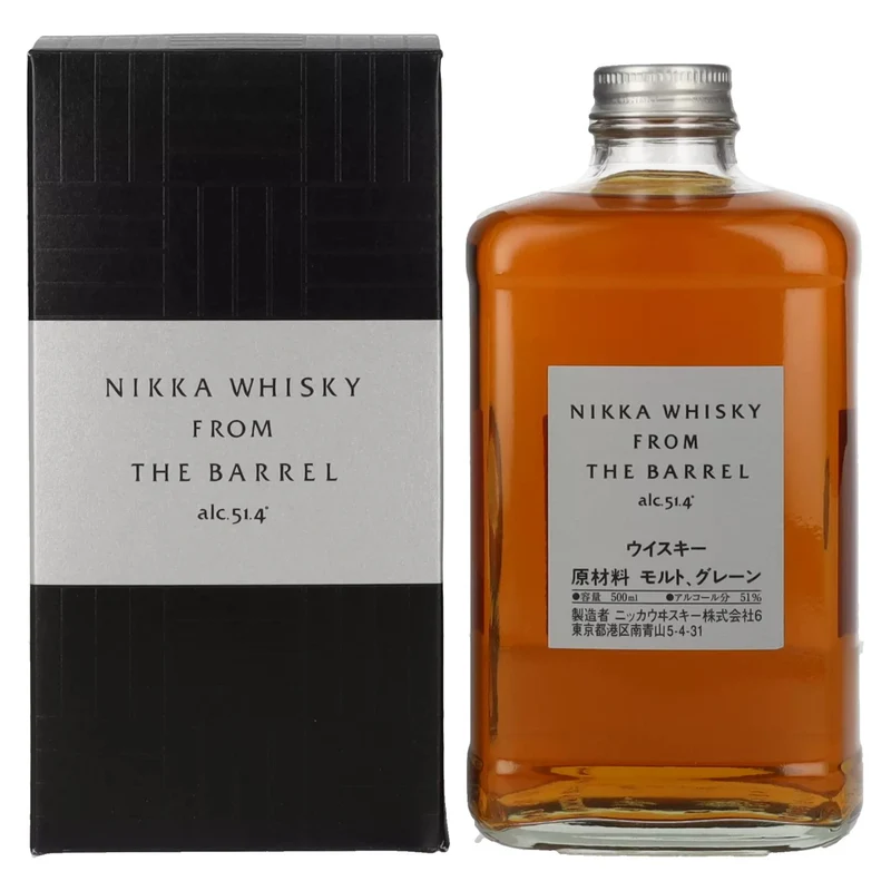 Nikka From the Barrel Double Matured Blended Whisky 51,4% Vol. 0,5l in Geschenkbox Black Box