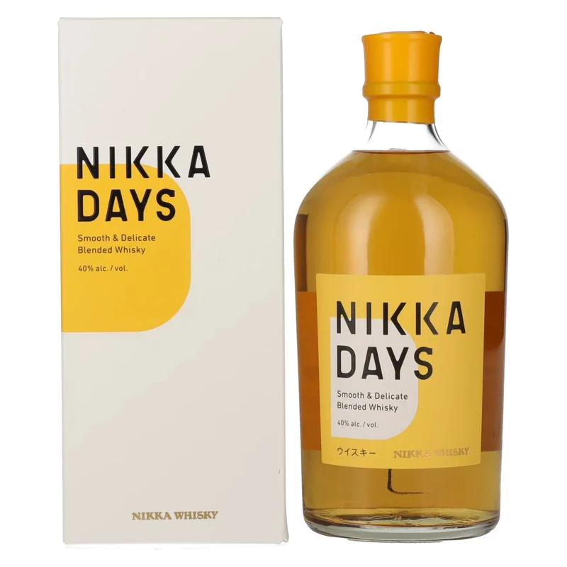 Nikka DAYS Smooth & Delicate Blended Whisky 40% Vol. 0,7l in Geschenkbox