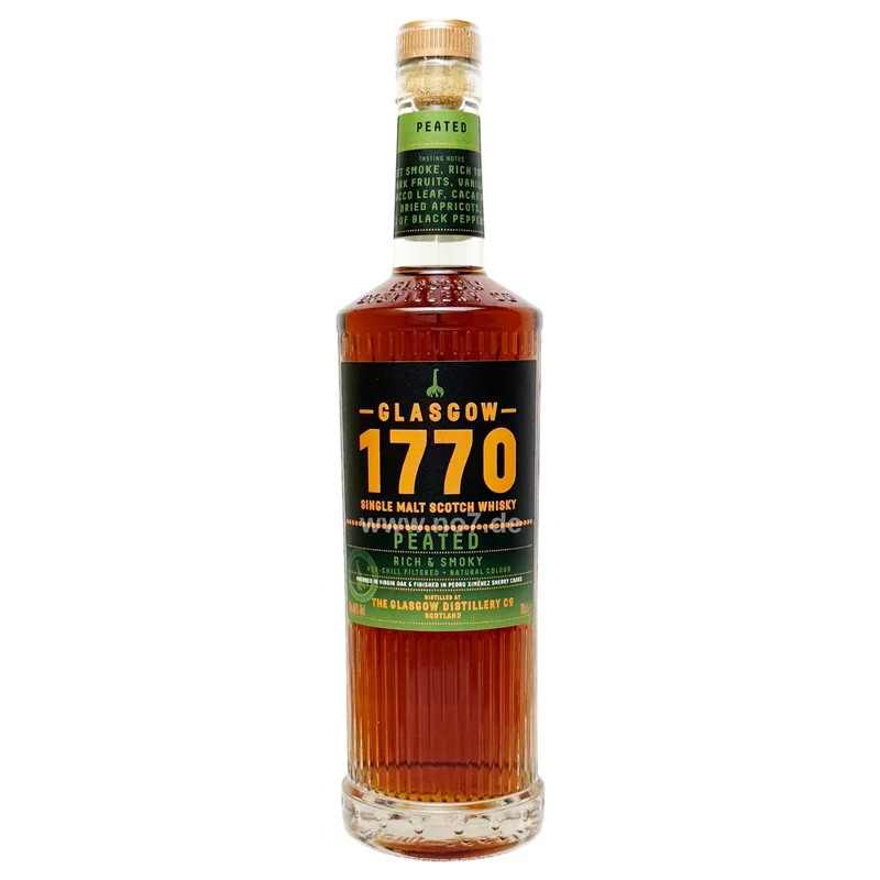 Glasgow 1770 Peated Single Malt Whisky 0,7l
