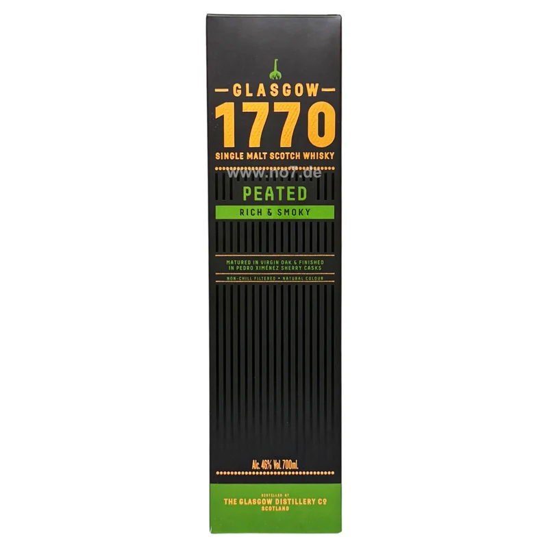 Glasgow 1770 Peated Single Malt Whisky 0,7l